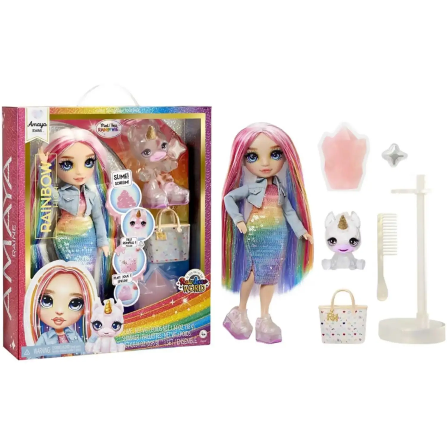 Rainbow High Classic Fashion Doll Amaya - collezionabili bambina