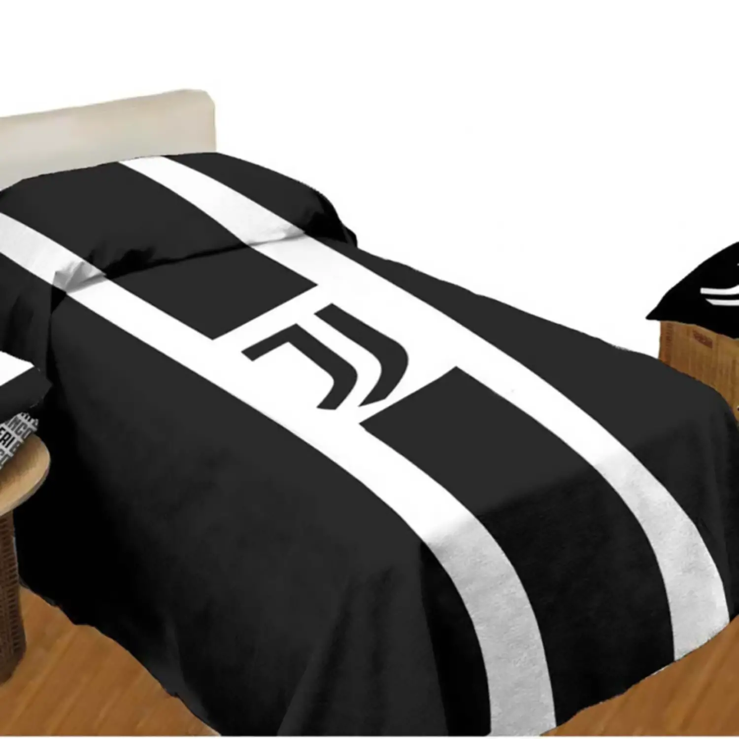 Copriletto In Cotone 1 Piazza Juventus 170x270 Cm - biancheria casa