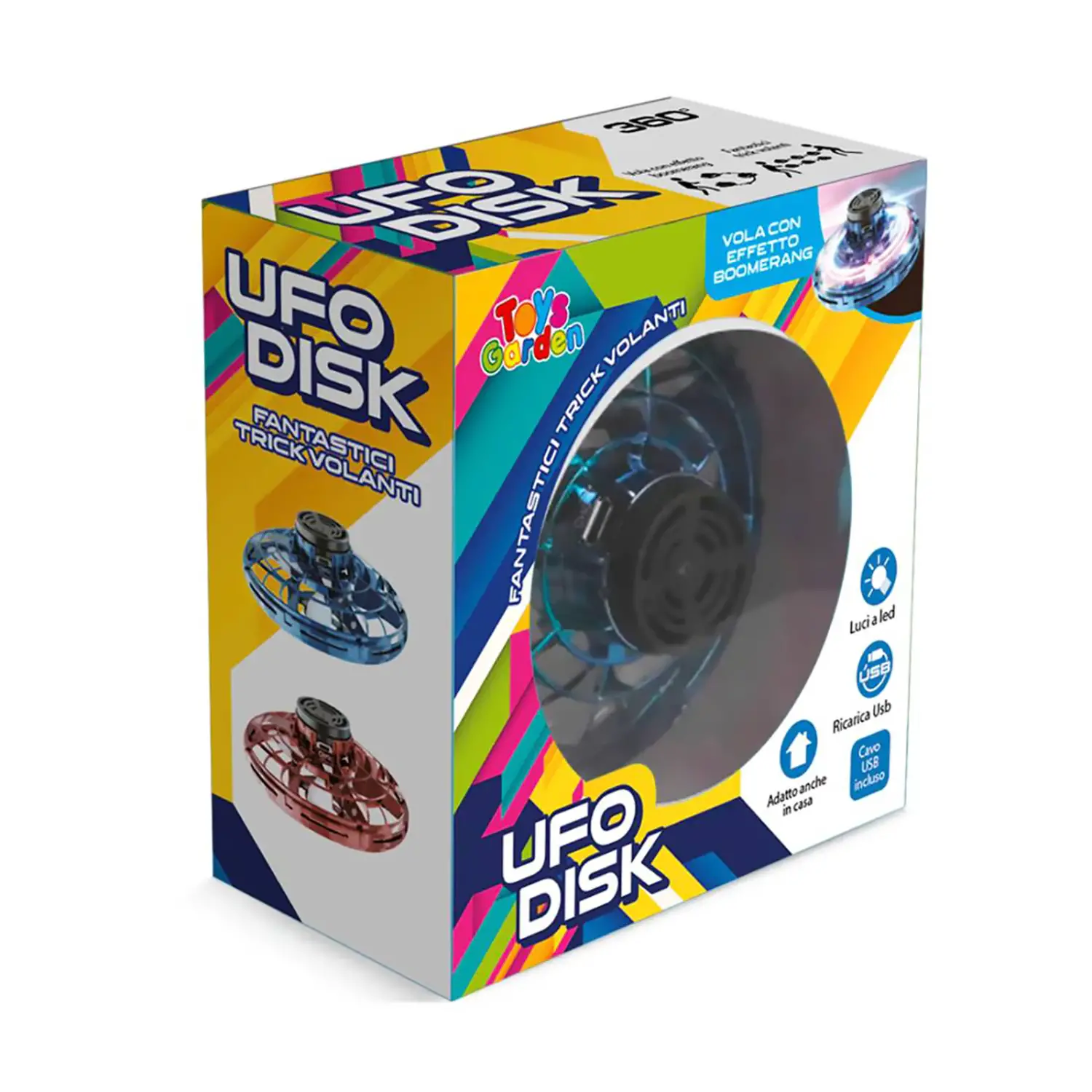 Ufo Disk Boomerang con Luci - Attrezzature sportive