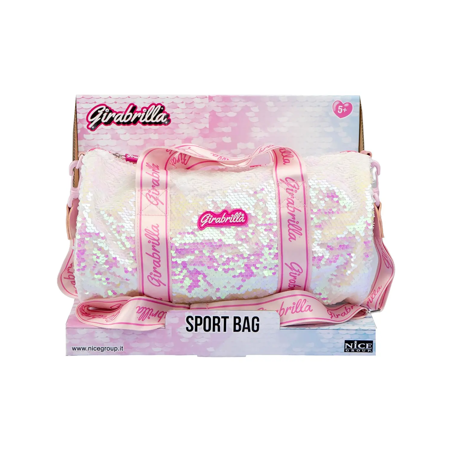 Girabrilla Sport Bag White - valige e borse da viaggio