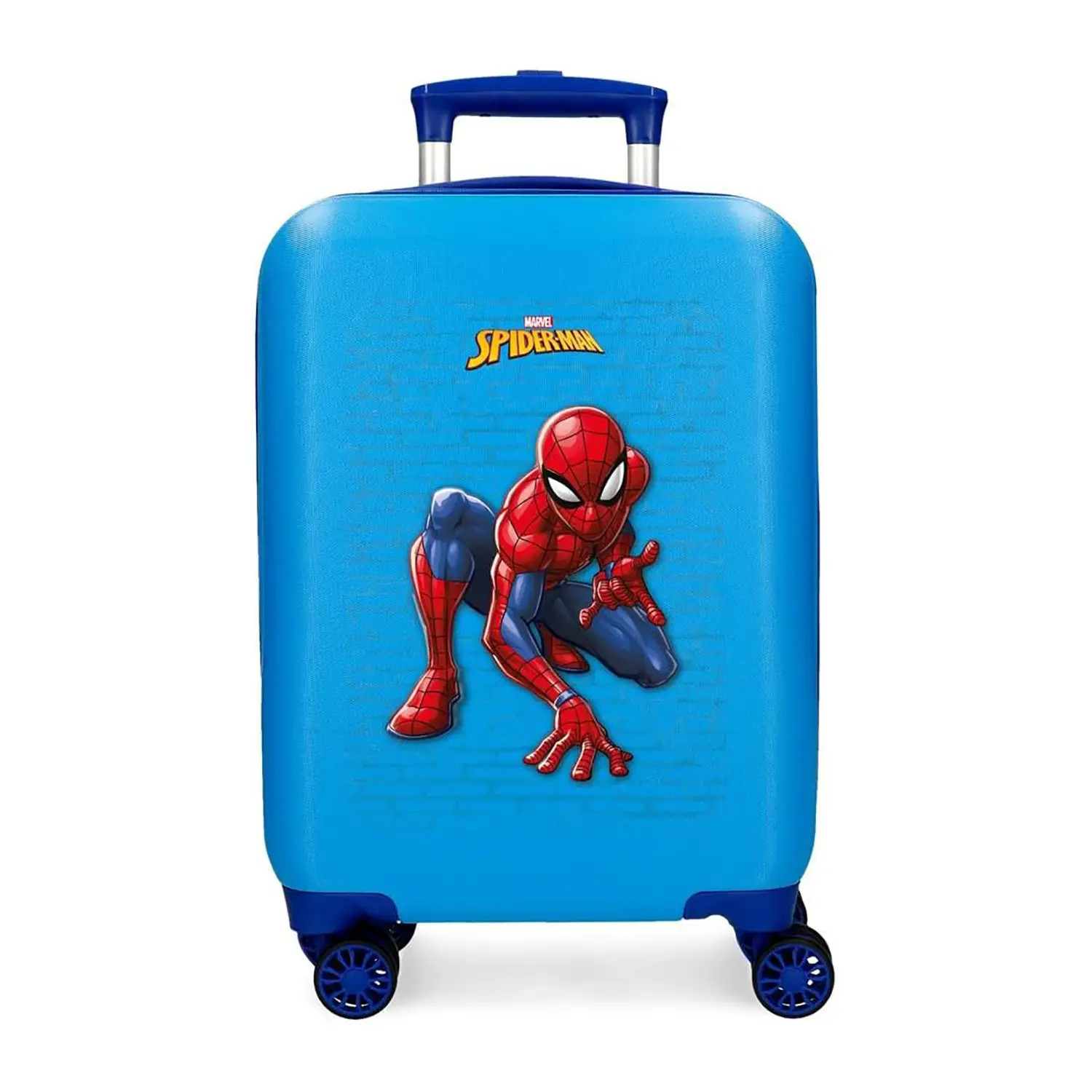 Spiderman Vigilant Trolley Abs 50 Cm 4 Ruote Azzurro - valige e borse da viaggio