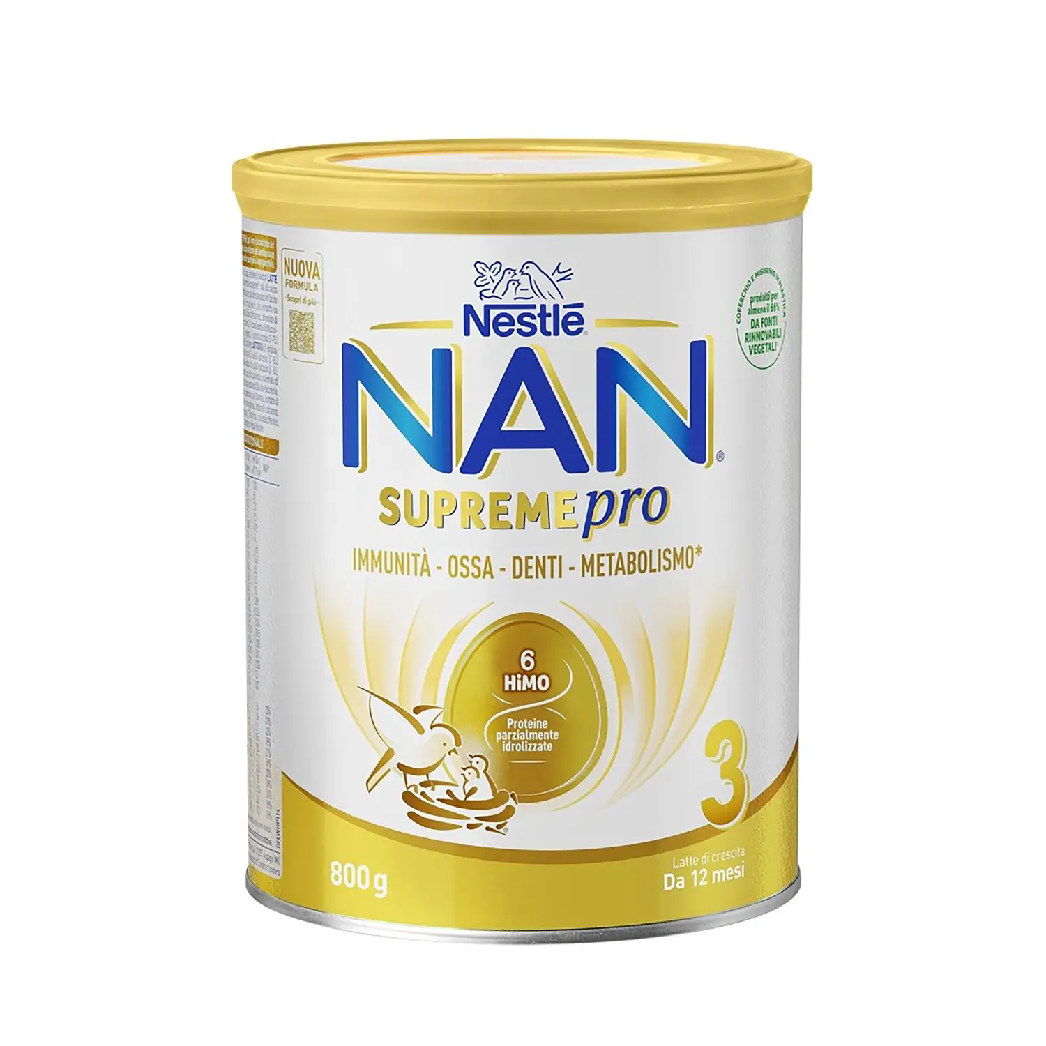 NAN SupremePro 3 Polvere 800g - Latte Crescita da 12 Mesi - latti artificiali