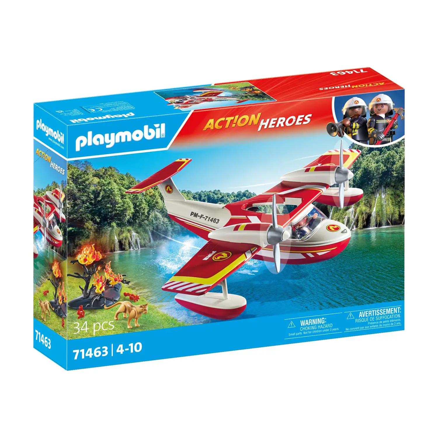 Playmobil Idrovolante Dei Pompieri 71463 - playmobil