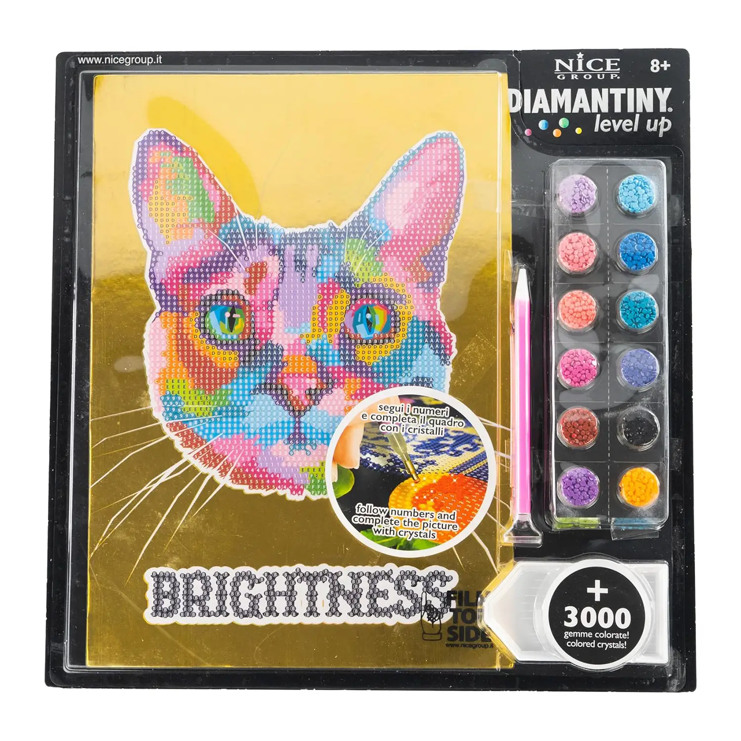 Diamantiny Level Up Gatto - creatività
