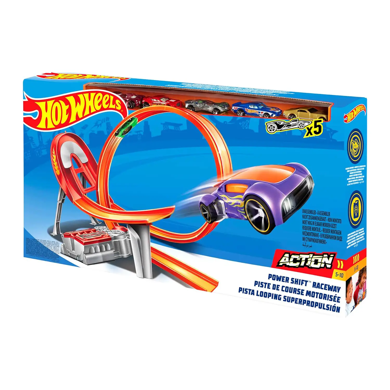 Hot Wheels Power Shift Raceway - play set
