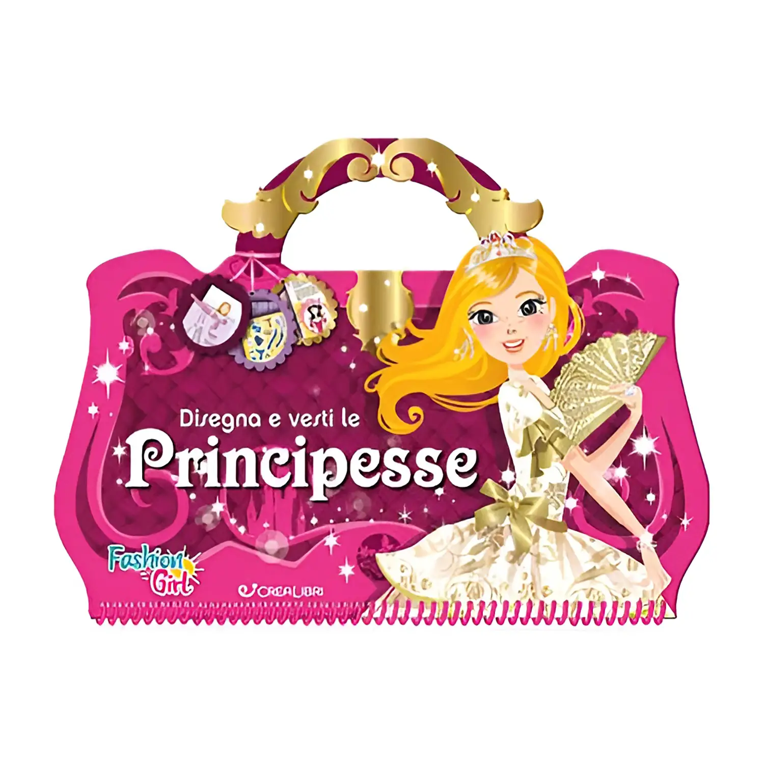 Disegna e vesti le principesse. Fashion girl. Con adesivi. - Prima biblioteca
