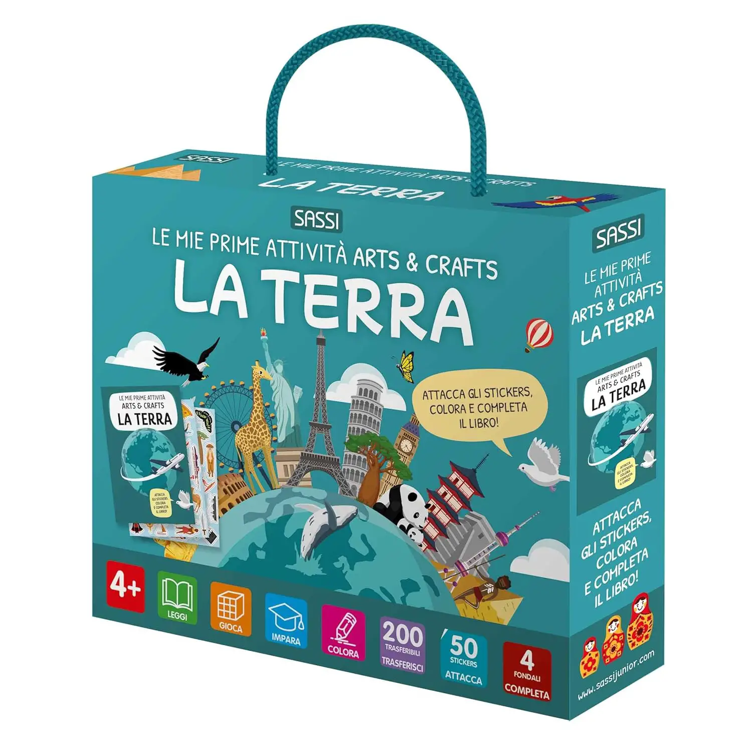 La Terra. Le Mie Prime Attività Arts & Crafts Edizione Illustrata - Prima biblioteca