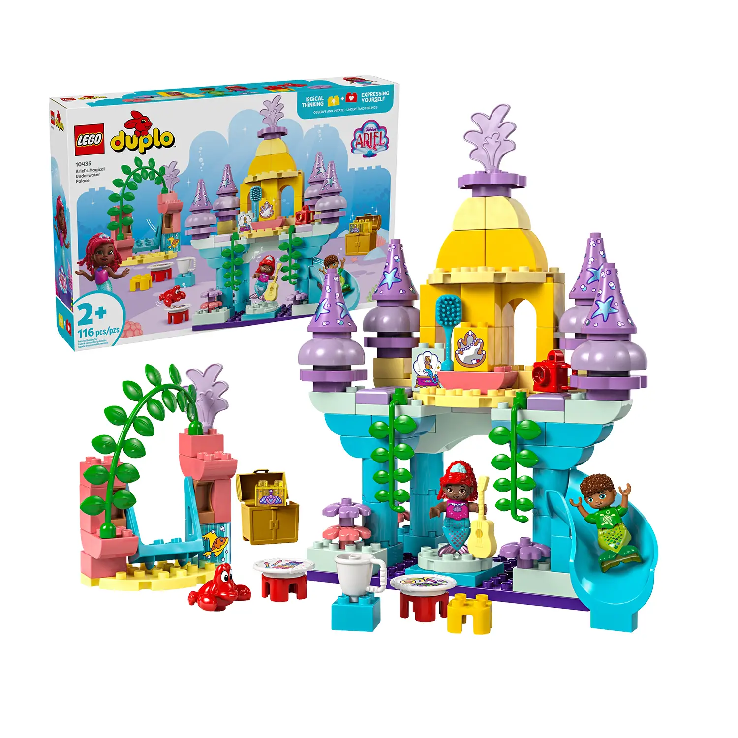 Lego Duplo - Il Magico Palazzo Sottomarino di Ariel 10435 - Costruzioni in plastica