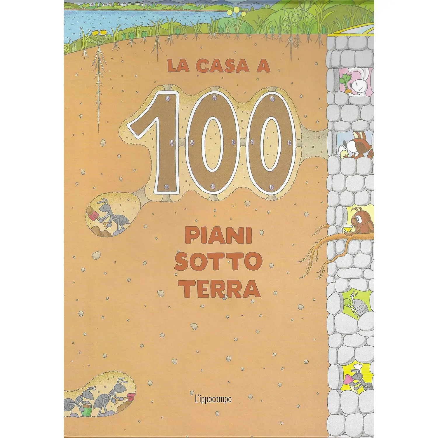 Libro per Bambini, La Casa a 100 Piani Sottoterra - Prima biblioteca