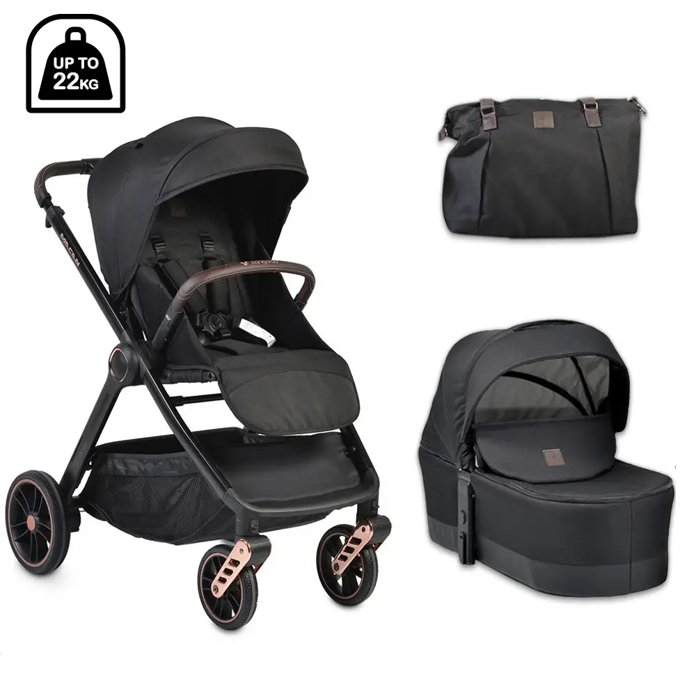 Passeggino Macan 2in1 Black - passeggini