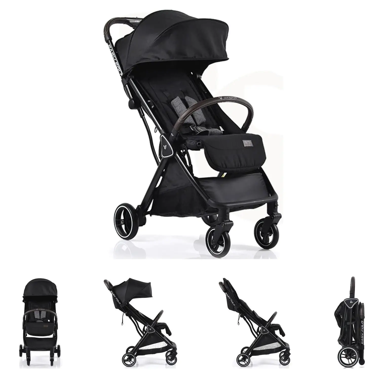 Passeggino Easy Fold Black - passeggini compatti