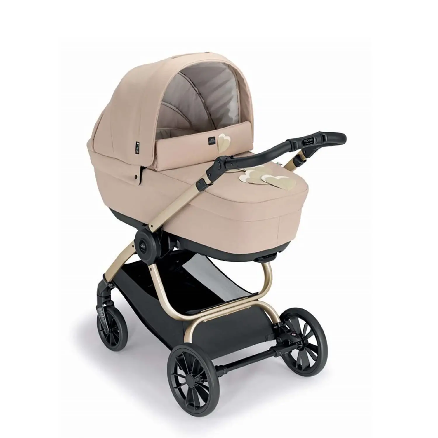 Duo Techno Babila Romantic Cuori Beige C.564 Cam - trio e modulari