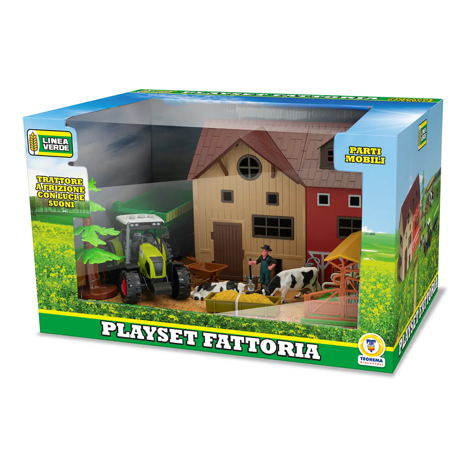 Linea Verde - Fattoria con Trattore a Frizione - action figures ed accessori