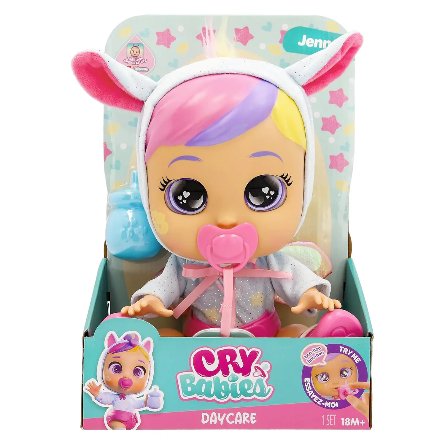 Cry Babies Daycare Jenna • Bambola interattiva - Ora a un Prezzo Super Scontato! - collezionabili bambina