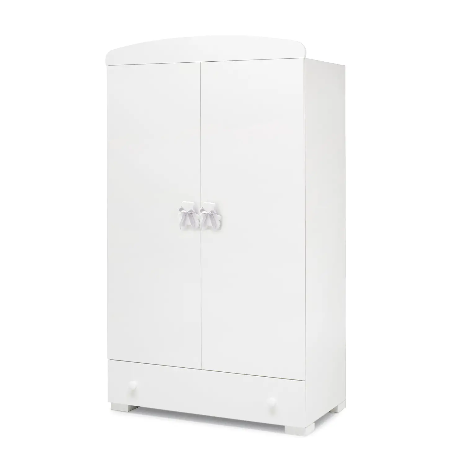 Armadio Dudù Bianco Opaco Fiocco Grigio - collezioni