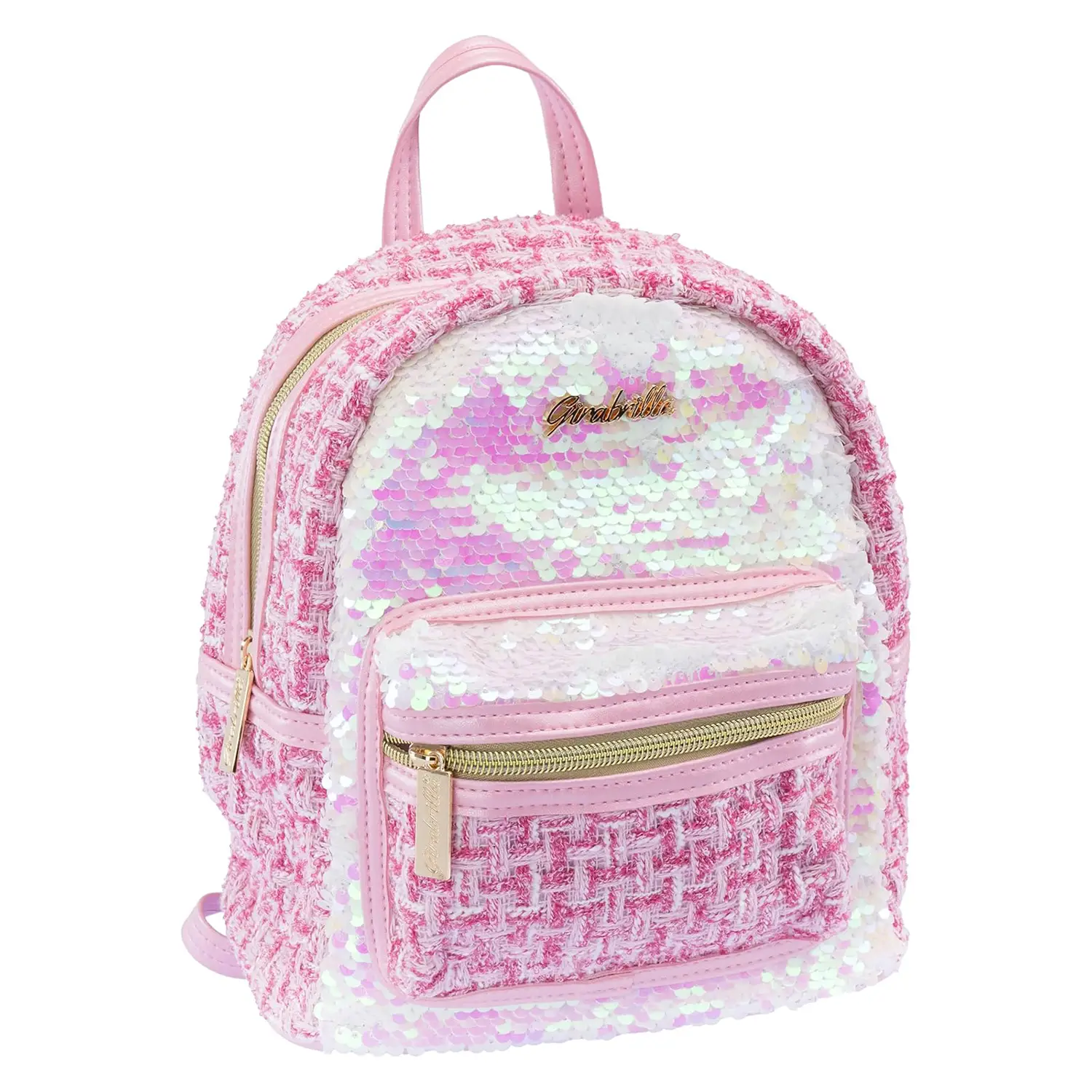 Girabrilla Zaino Tweed Rosa - valige e borse da viaggio