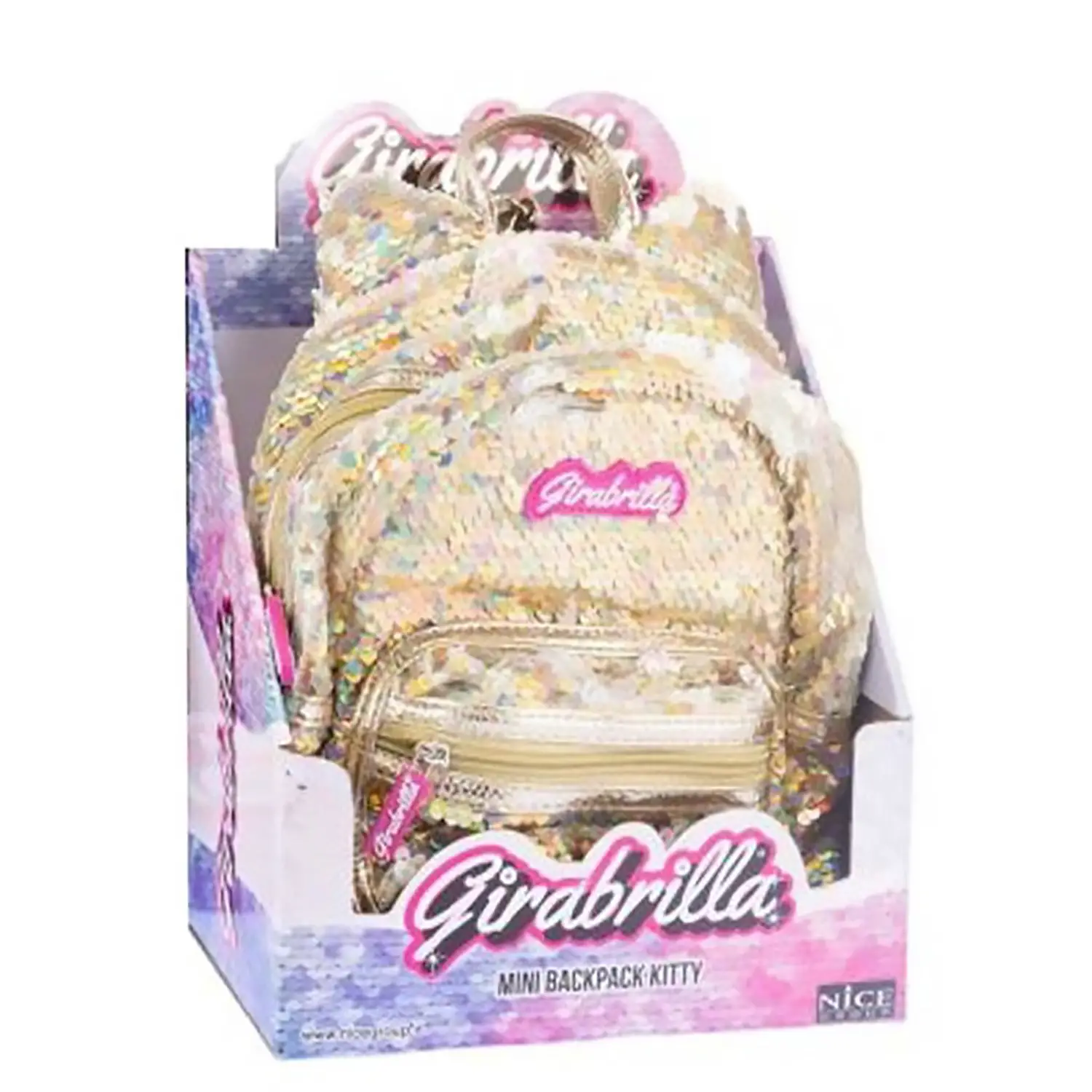 Girabrilla Mini Backpack Kitty Gold - valige e borse da viaggio