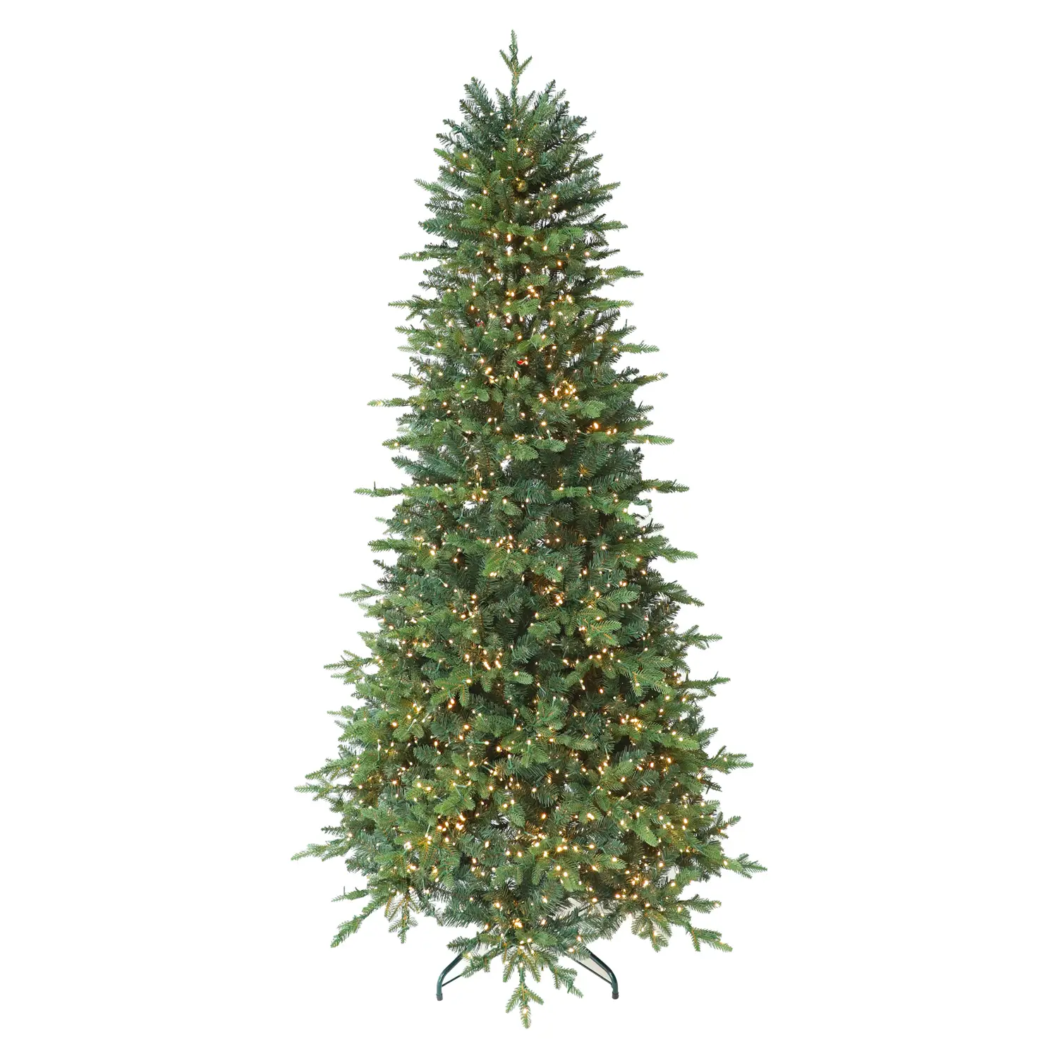 Albero di Natale Artificiale Super Realistico Avery Hill con 3000 Led, Altezza 210 cm. - alberi