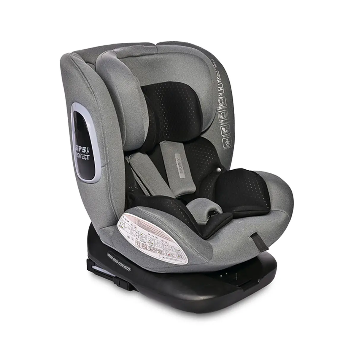 Seggiolino Auto Phoenix I-size Grey Jasper 40-150cm - bambini 40-150 cm (0-12 anni)