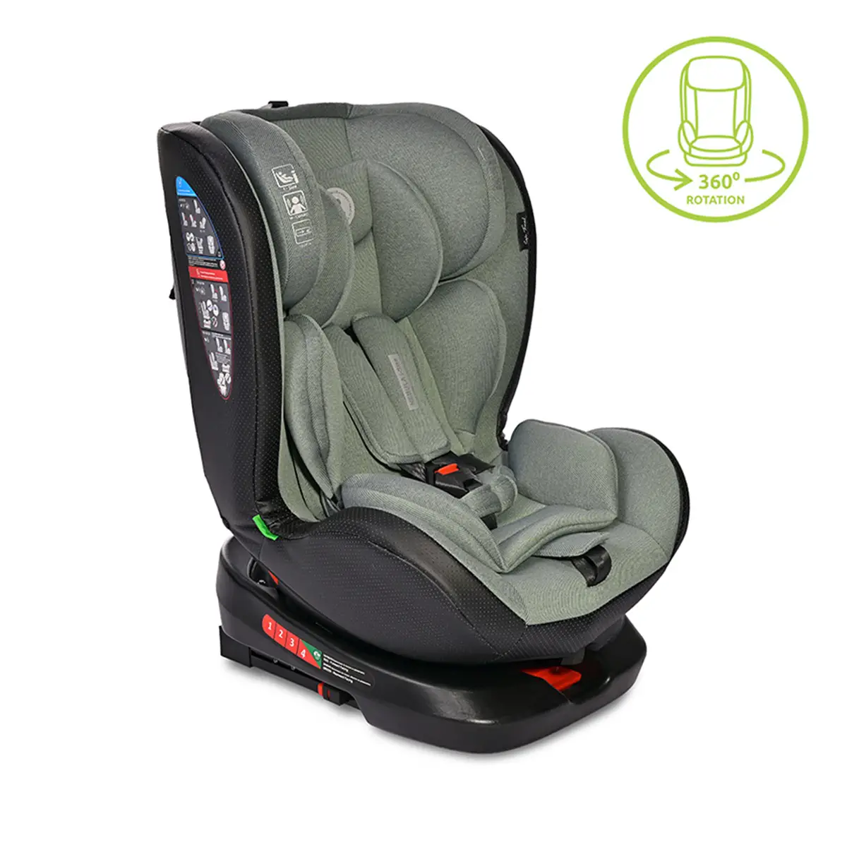 Seggiolino Auto Nebula i-size Iceberg Green 40-150cm - bambini 40-150 cm (0-12 anni)
