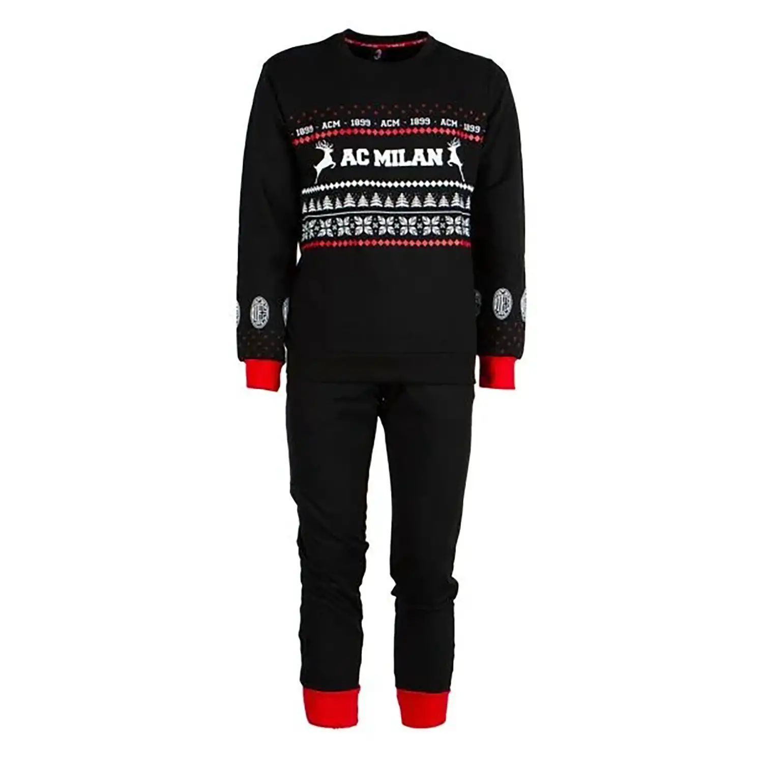 Pigiama Tuta In Felpa Natale Milan XL - biancheria casa