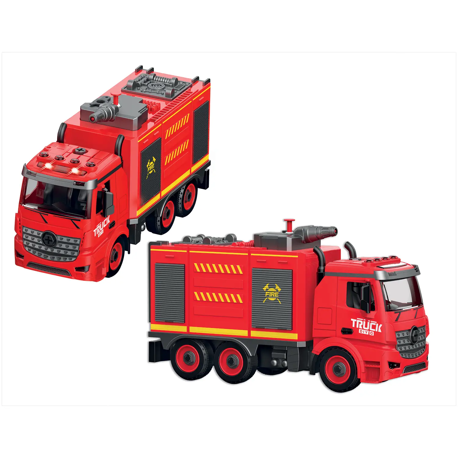 Camion Dei Pompieri Da Assemblare Meccanico Junior - modellini