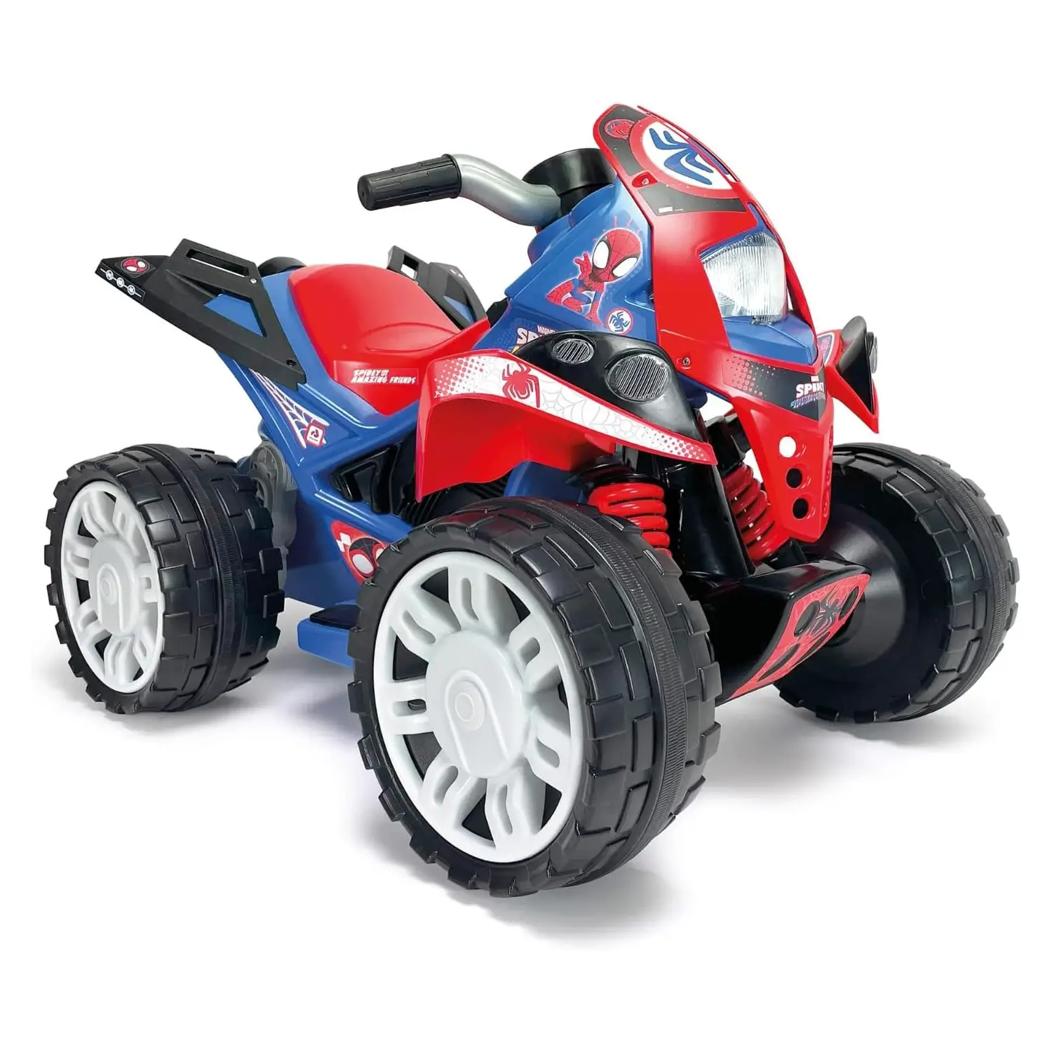 Quad Elettrico per Bambini The Beast Spidey and Friends 12V, Spiderman Uomo Ragno - moto