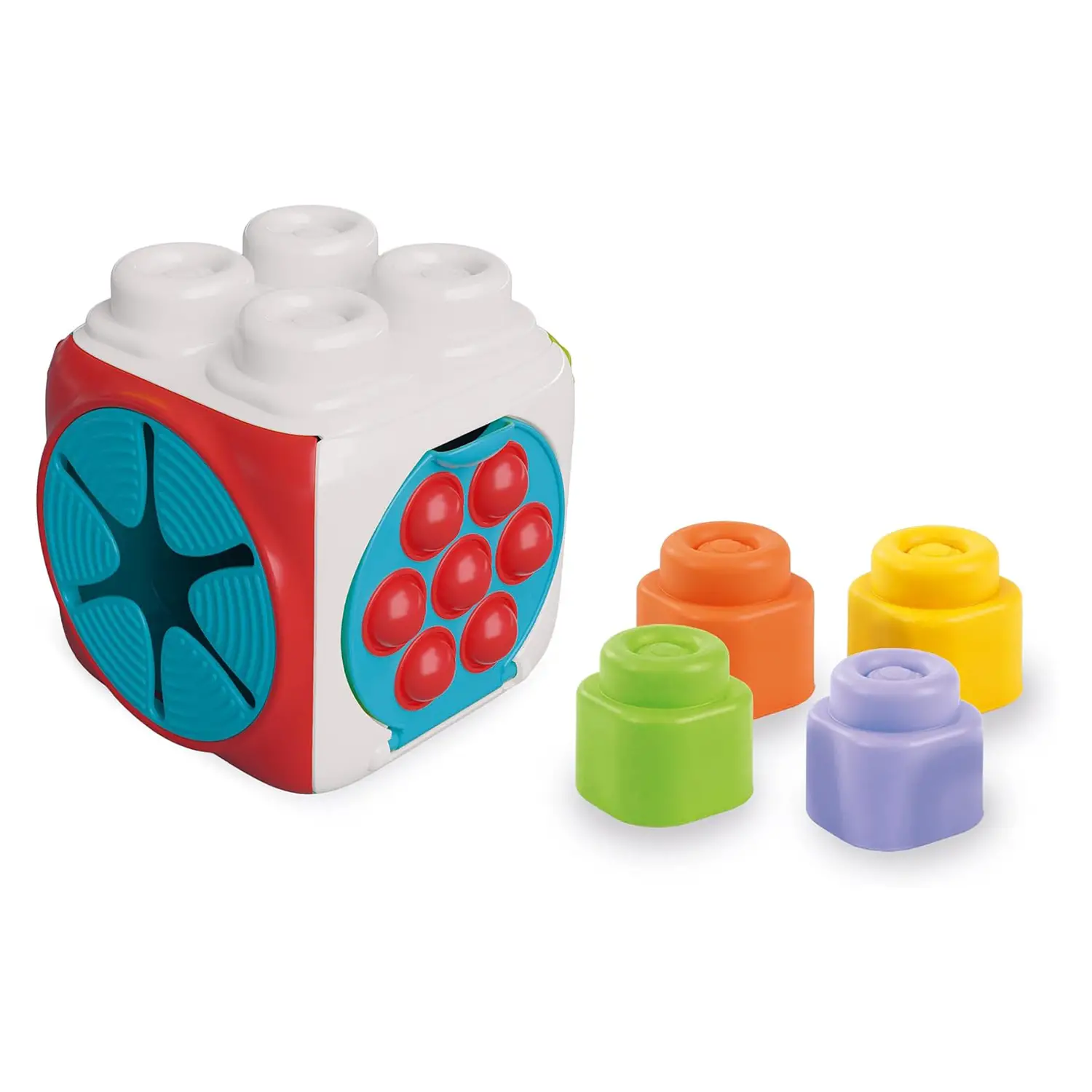 Soft Clemmy Sensory Activity Cube - Prime costruzioni soffici