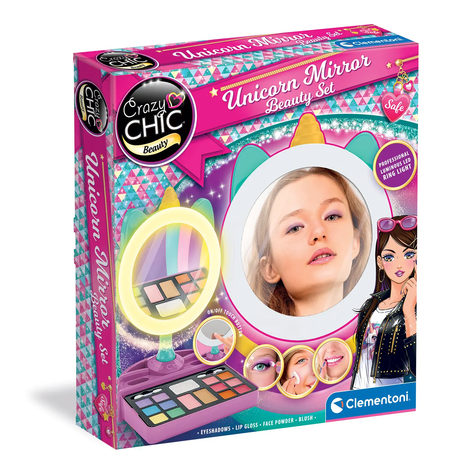 Crazy Chic Make Up Unicorn Mirror - bellezza e accessori