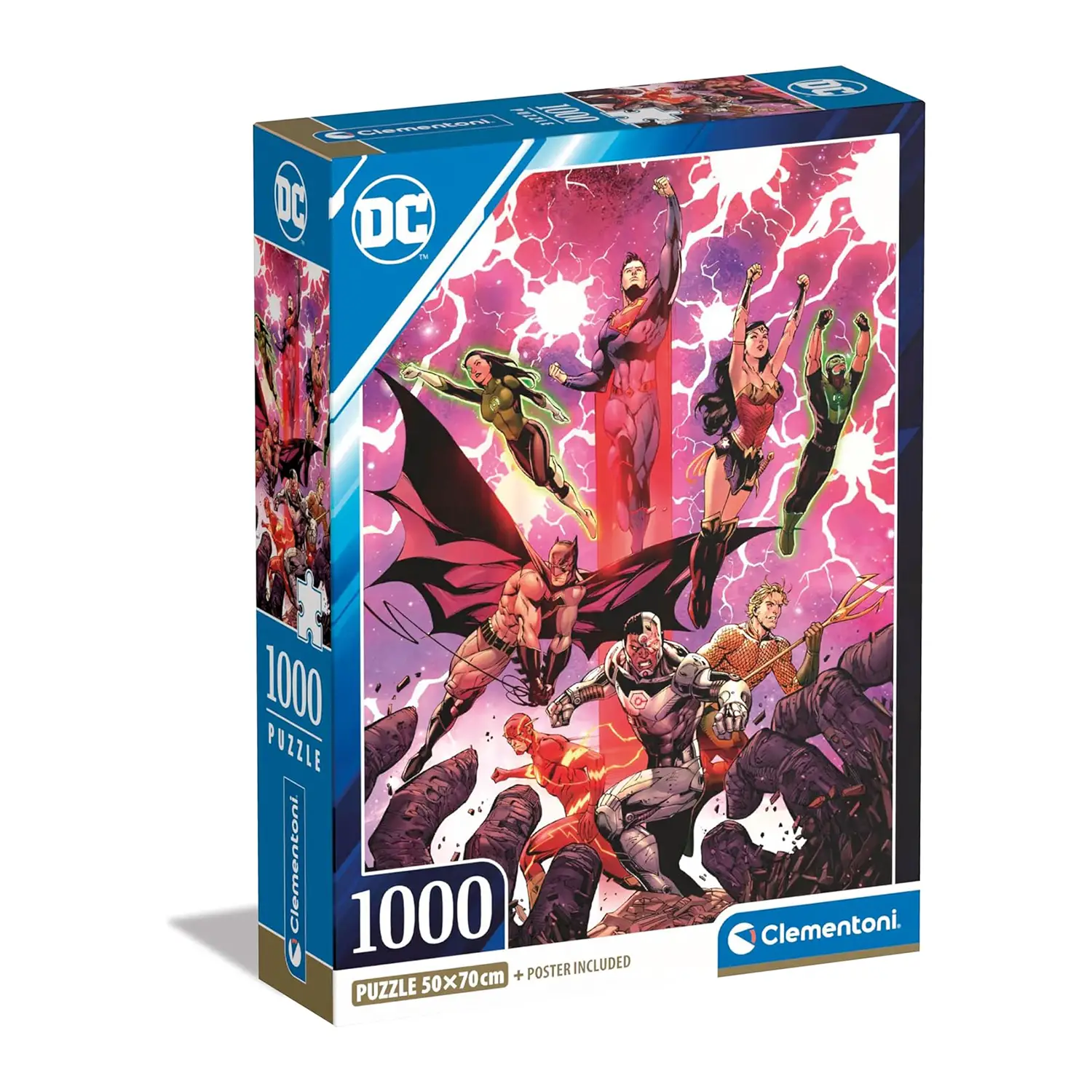 Puzzle 1000 Pezzi Dc Comics Compact - puzzle adulti