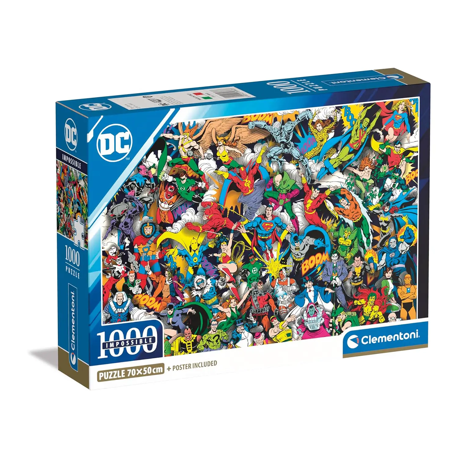 Puzzle 1000 Pezzi Impossible Dc Comics Compact - puzzle adulti