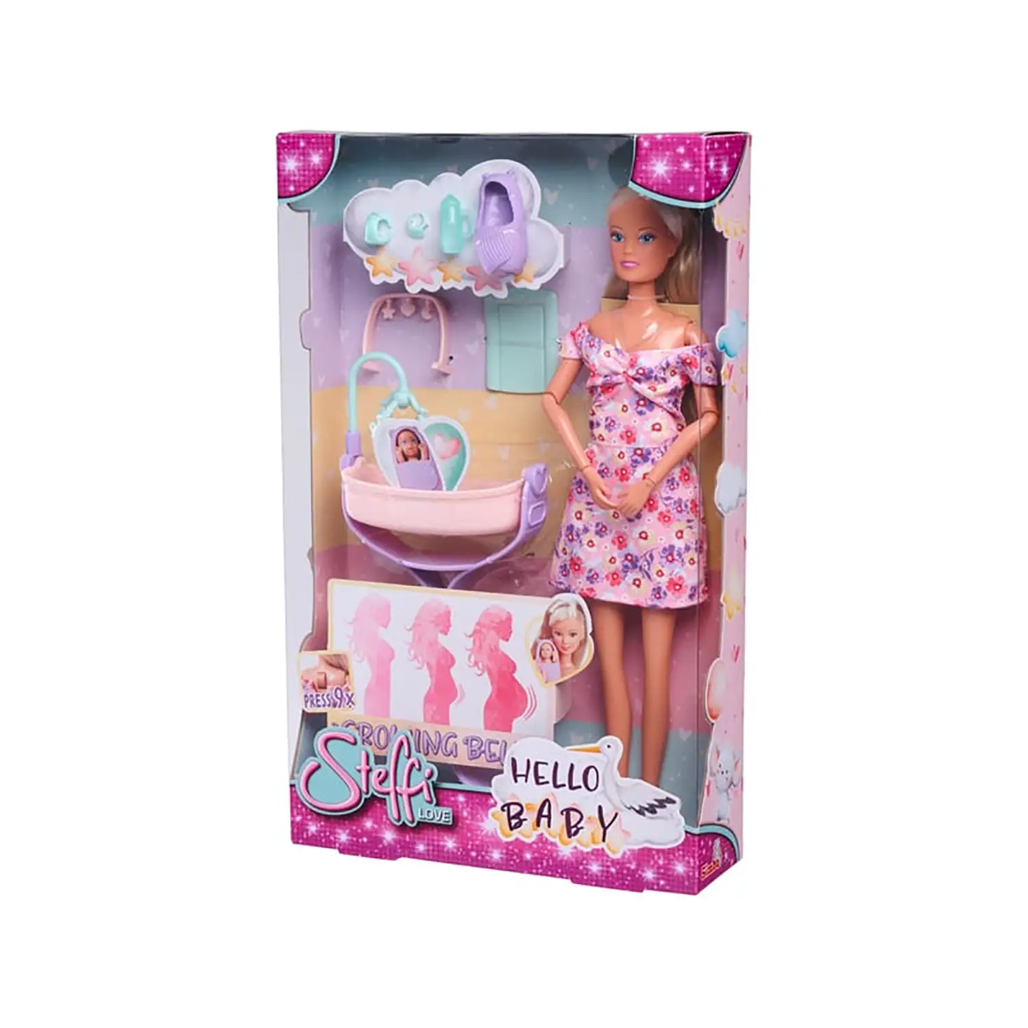 Steffi Love Hello Baby Dolce Attesa - peluches 0/36 mesi