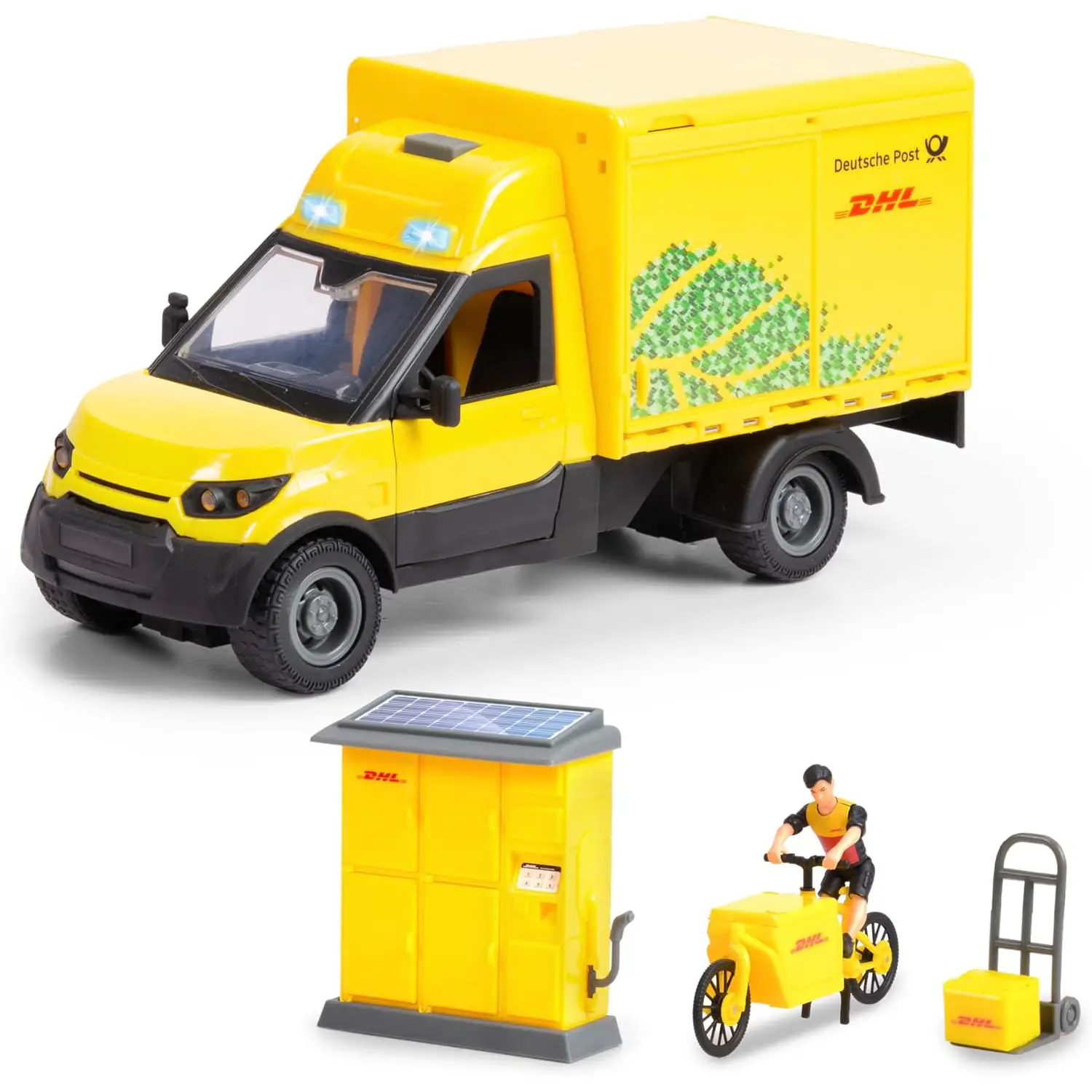 Dickie Toys DHL Delivery Set 25 cm - Set Gioco Consegne SIMBA - modellini