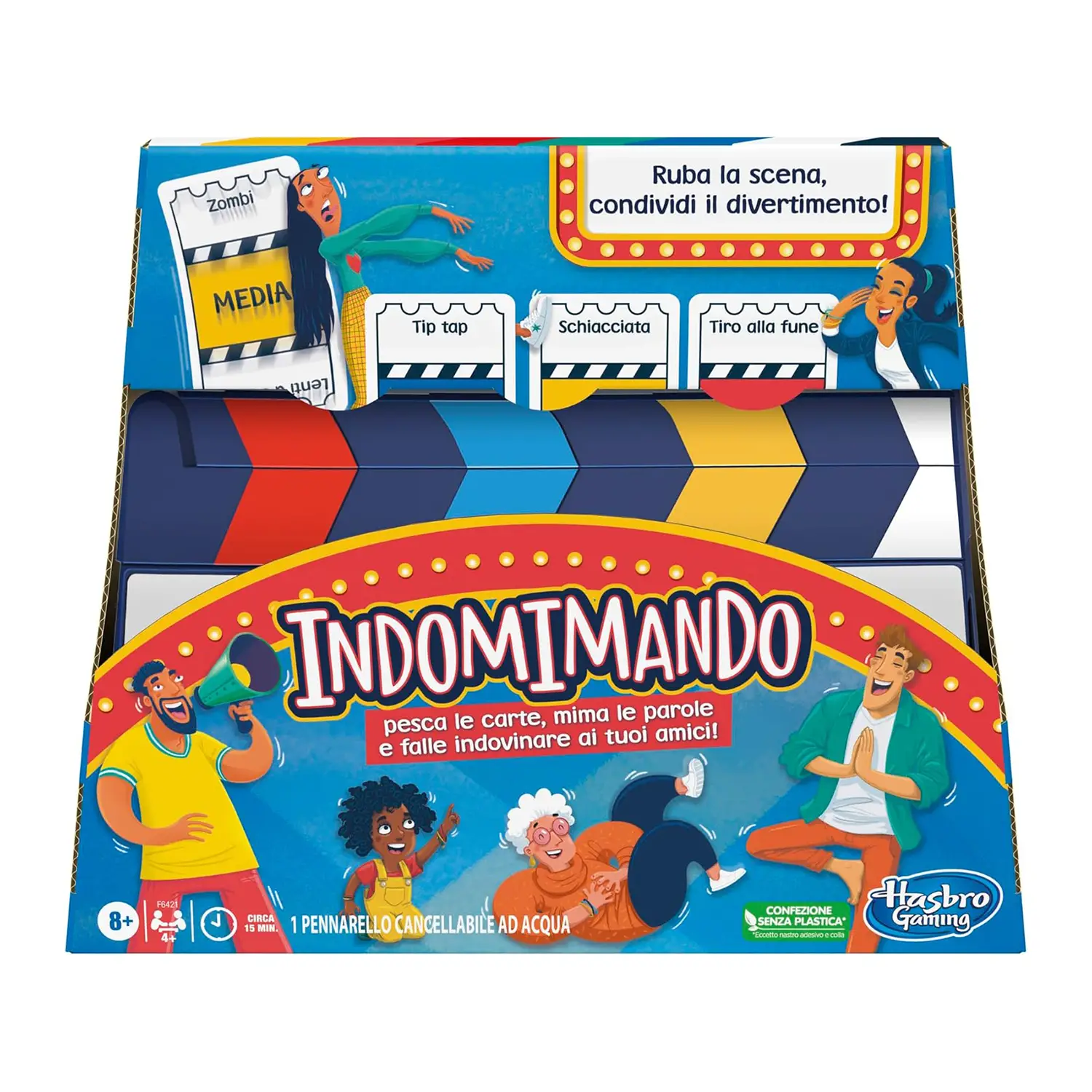 Indomimando - Gioco dei Mimi Hasbro per Famiglie - Giochi di società