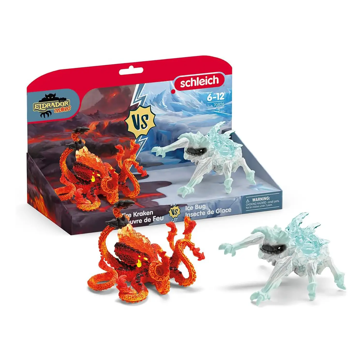Schleich Eldrador Creatures Ice bug vs Fire kraken - Animali