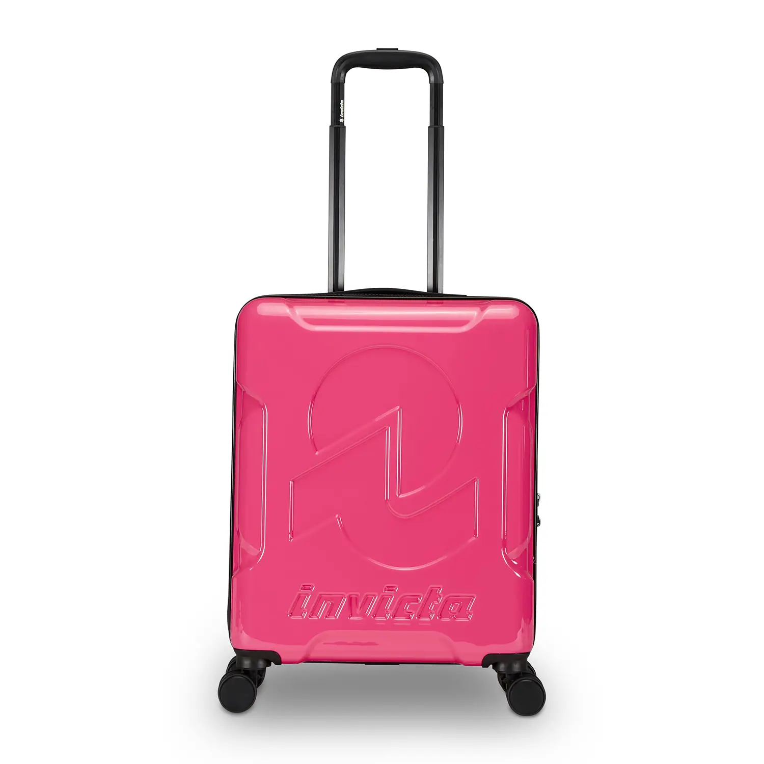 Trolley Invicta Travel Maket WT Rosa e Nero - Bagaglio Rigido - valige e borse da viaggio