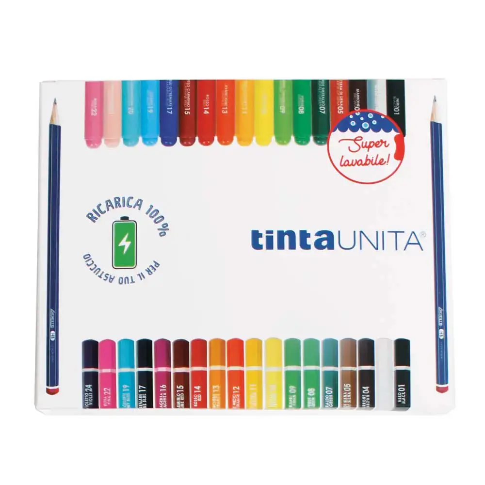 Tinta Unita Ricarica Per Il Tuo Astuccio 18+18+2 - astucci colori