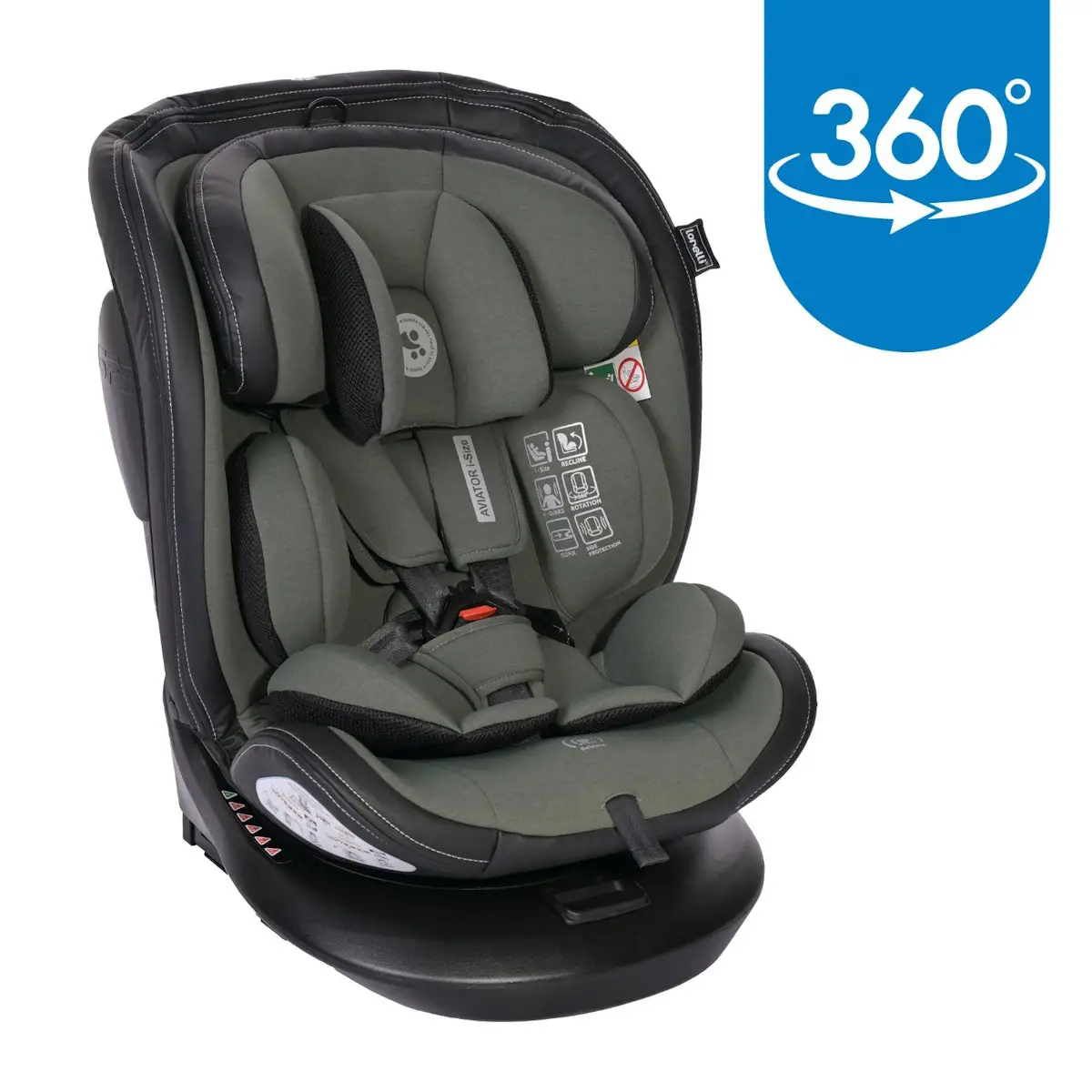 Seggiolino Auto Aviator I-size Green 40-150cm - bambini 40-150 cm (0-12 anni)