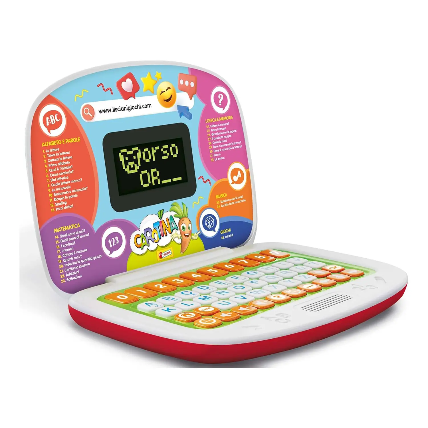 Carotina Laptop Educativo - giochi elettronici