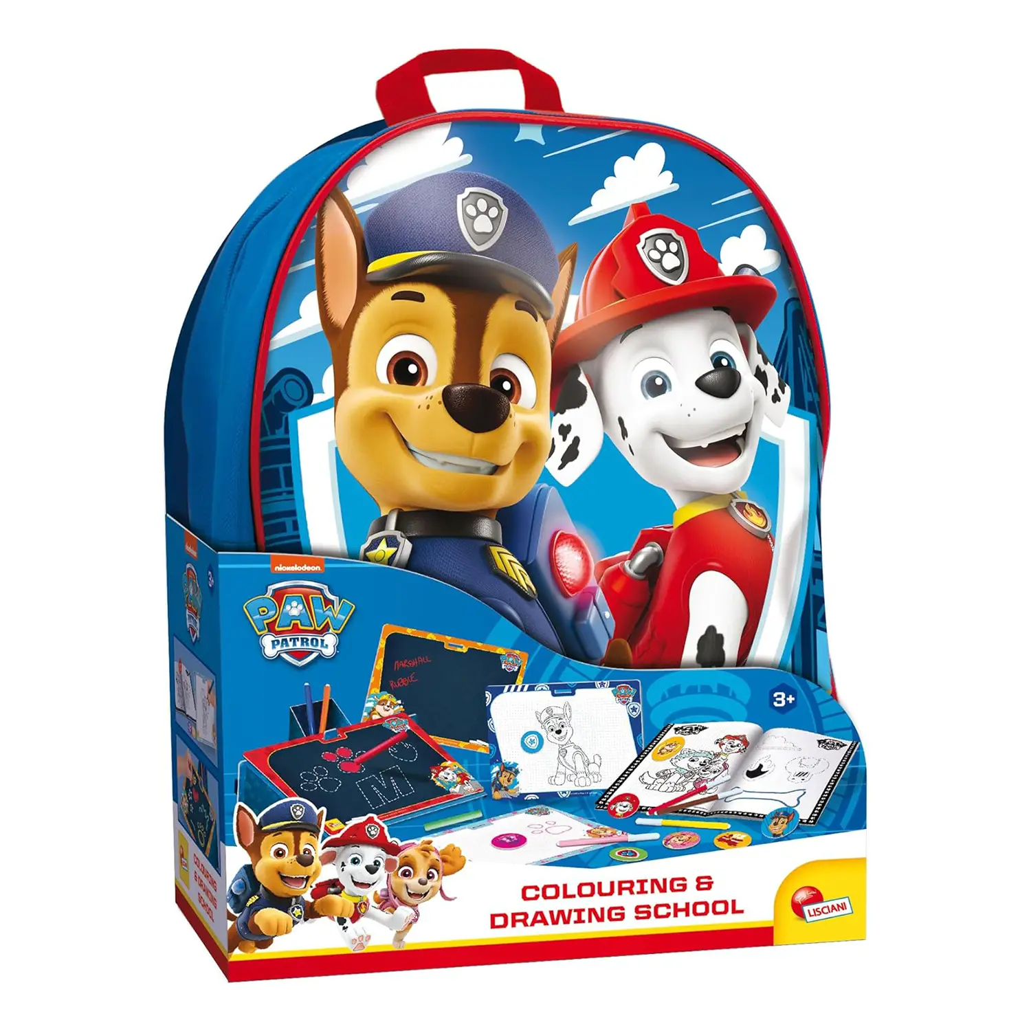 Paw Patrol Zaino Colouring & Drawing School - creatività