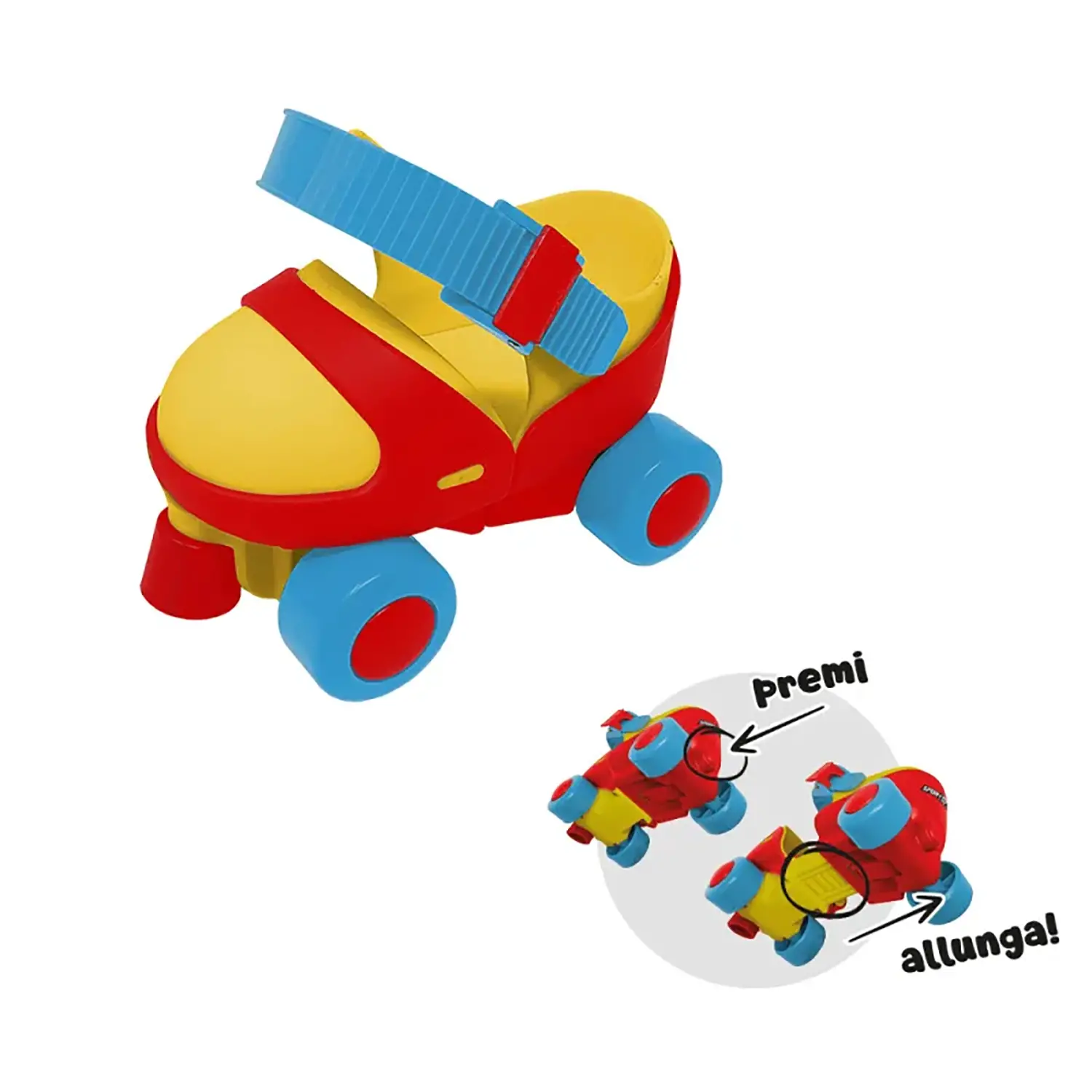 Pattino 4 Ruote Quick Premi e Allunga - biciclette bambini
