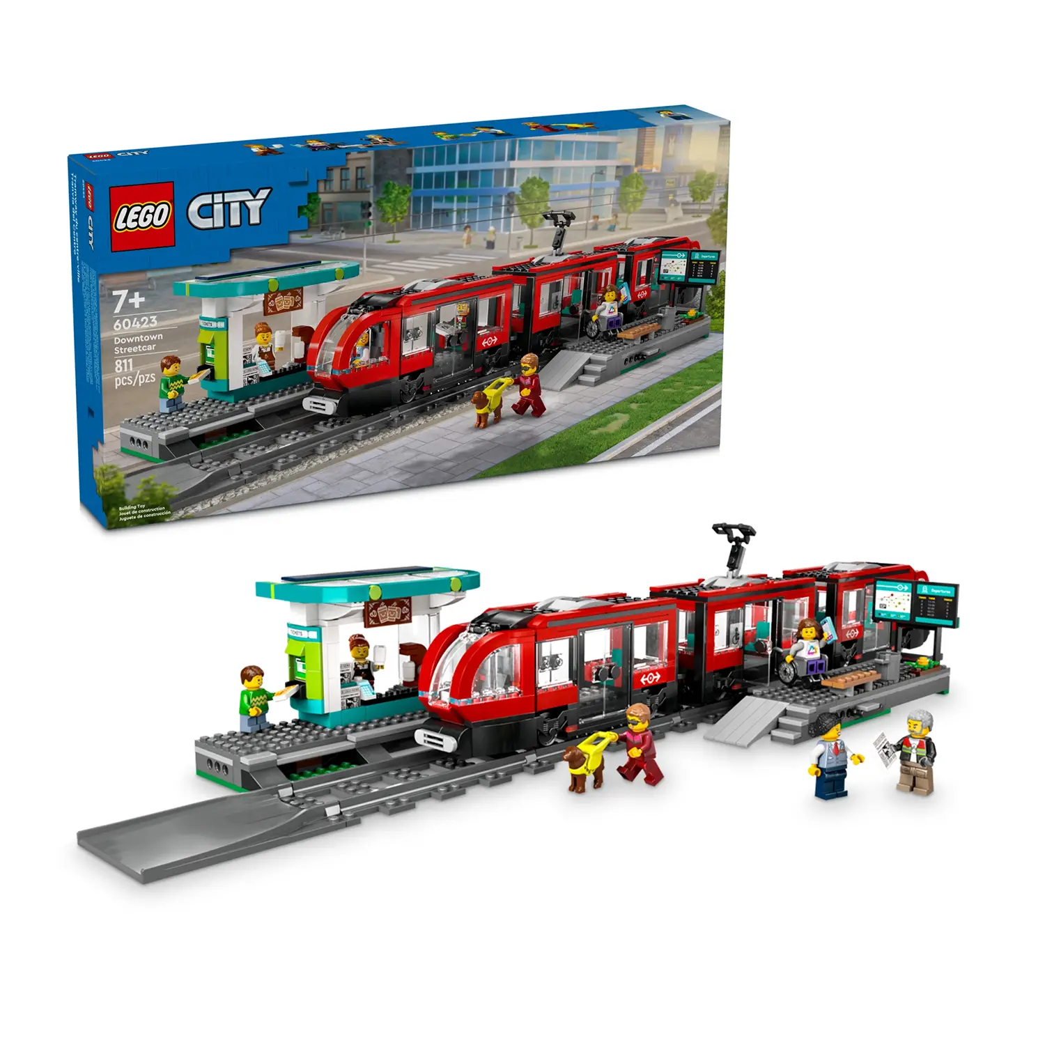 Lego City Tram e Fermata del Tram 60423 - lego