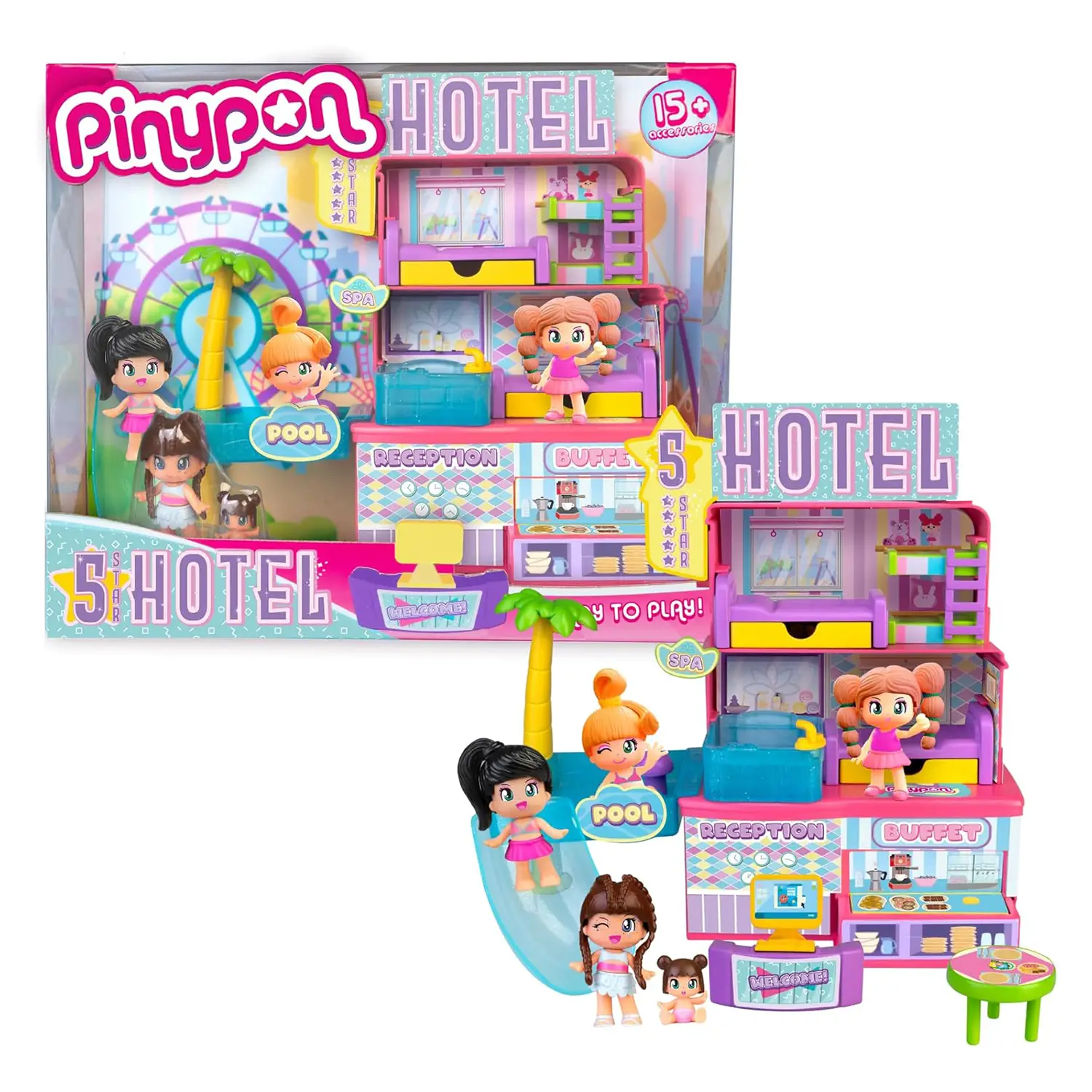 Pinypon Hotel 5 Stelle - Ora a un Prezzo Super Scontato! - Bambole e accessori