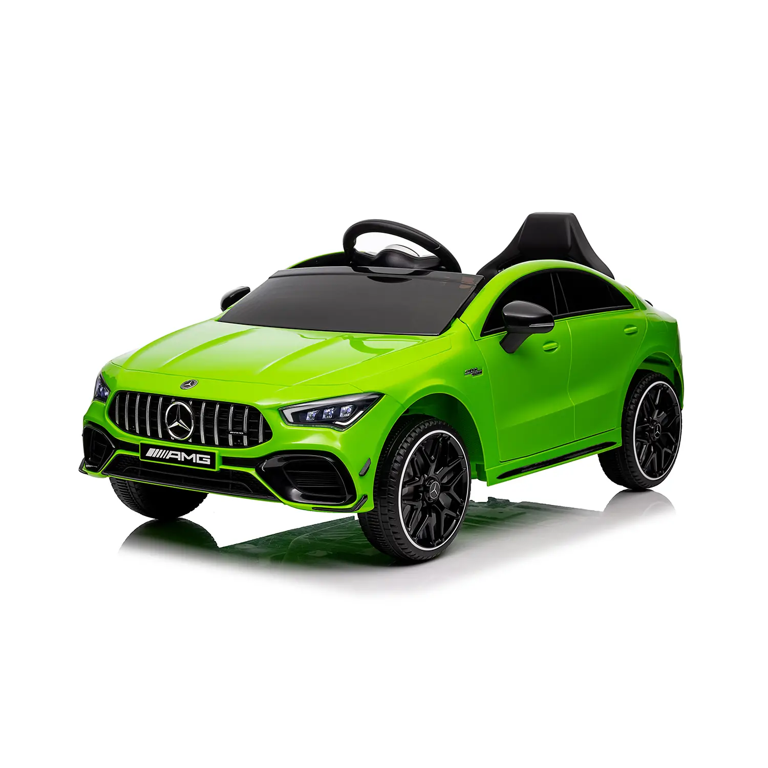 Auto Elettrica Per Bambini Mercedes CLA45 Verde - auto