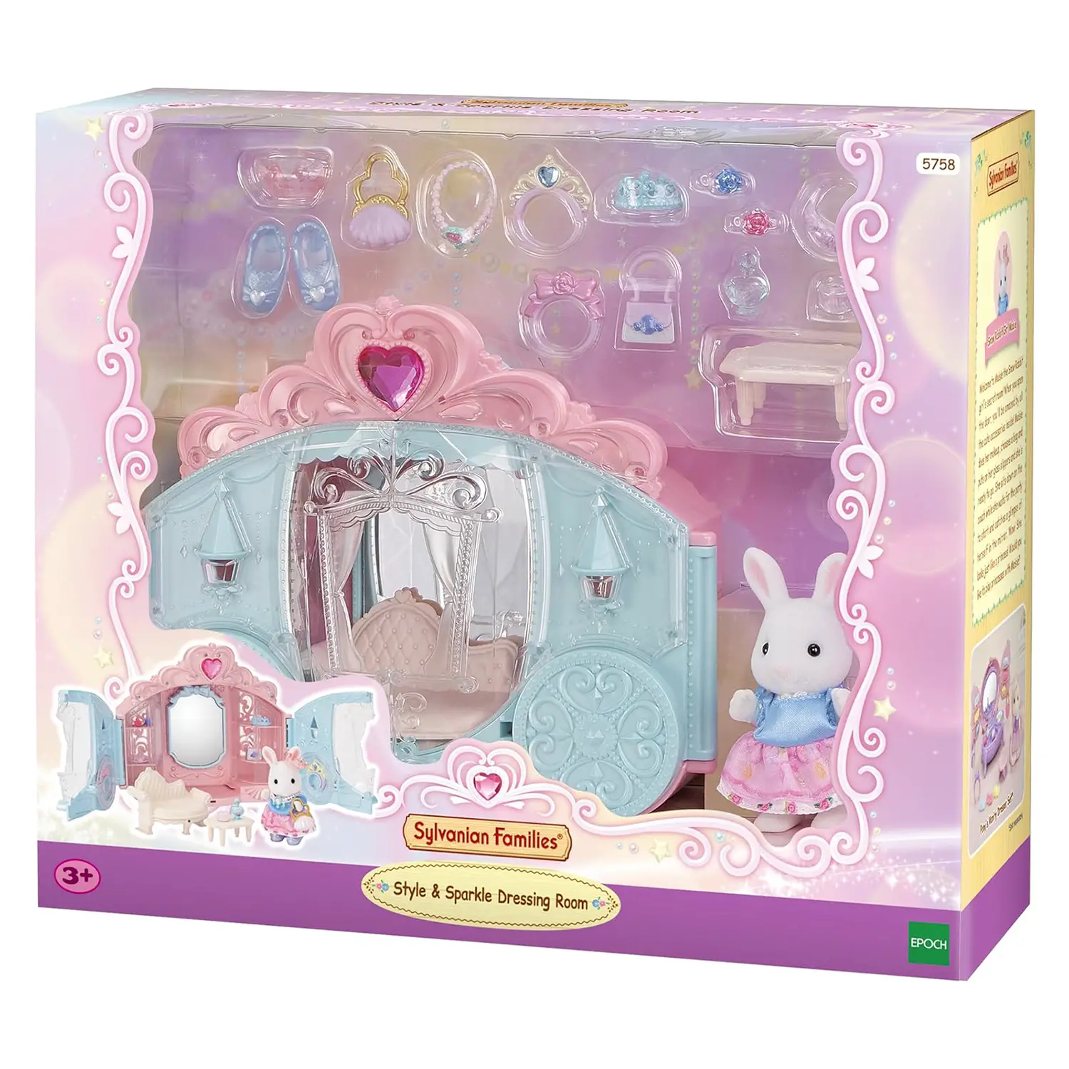 Style & Sparkle Dressing Room - Camerino Stiloso E Brillante Sylvanian Families - play set e accessori bambole