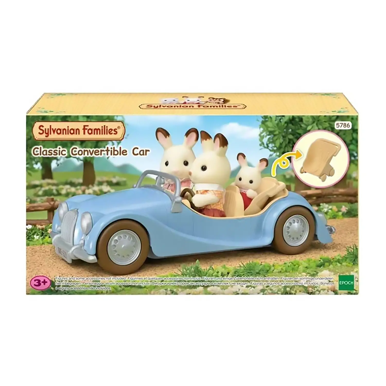Auto Decapottabile Azzurra Sylvanian Families - play set e accessori bambole
