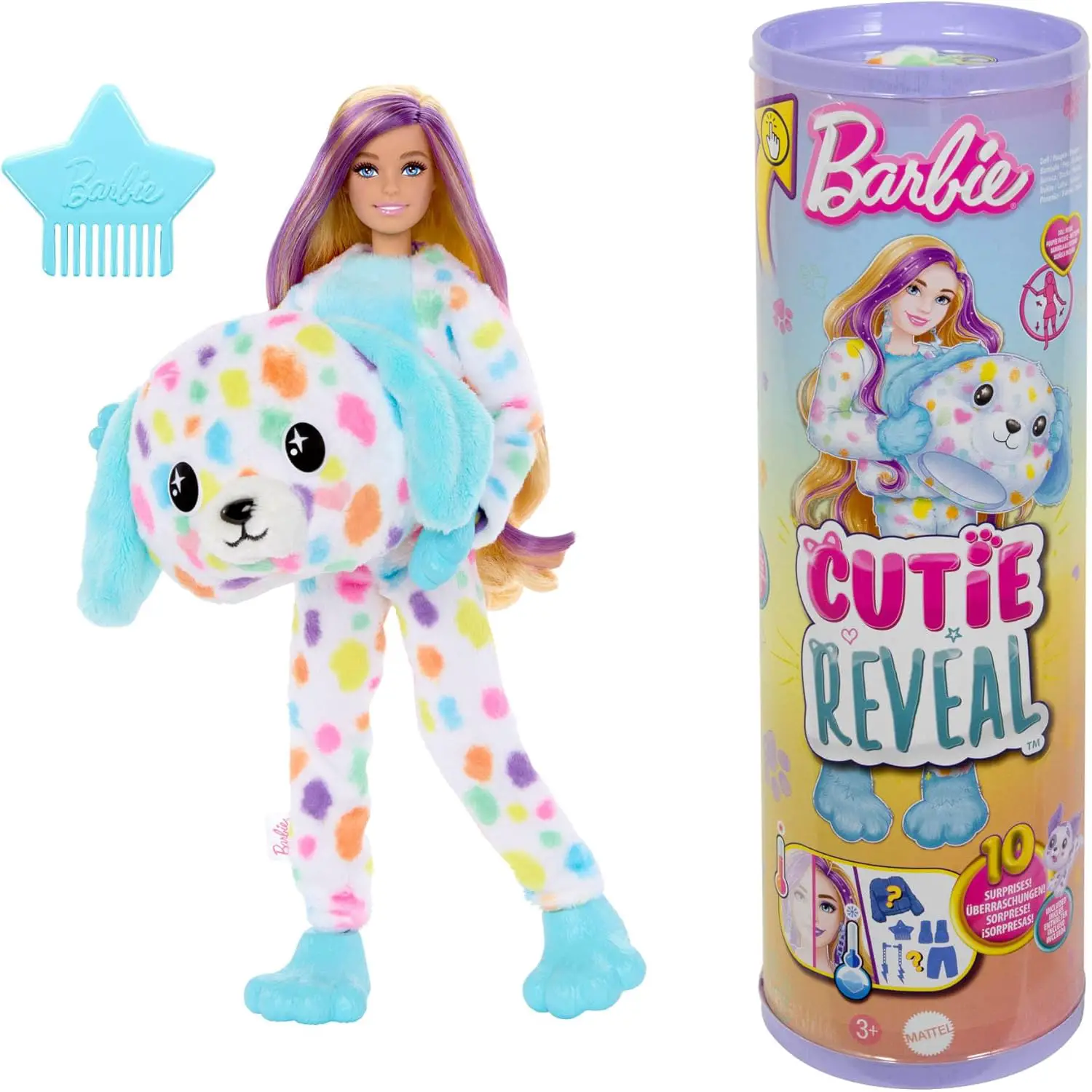 Barbie - Cutie Reveal Serie Color Dream Costume Dalmata - Ora a un Prezzo Super Scontato! - collezionabili bambina