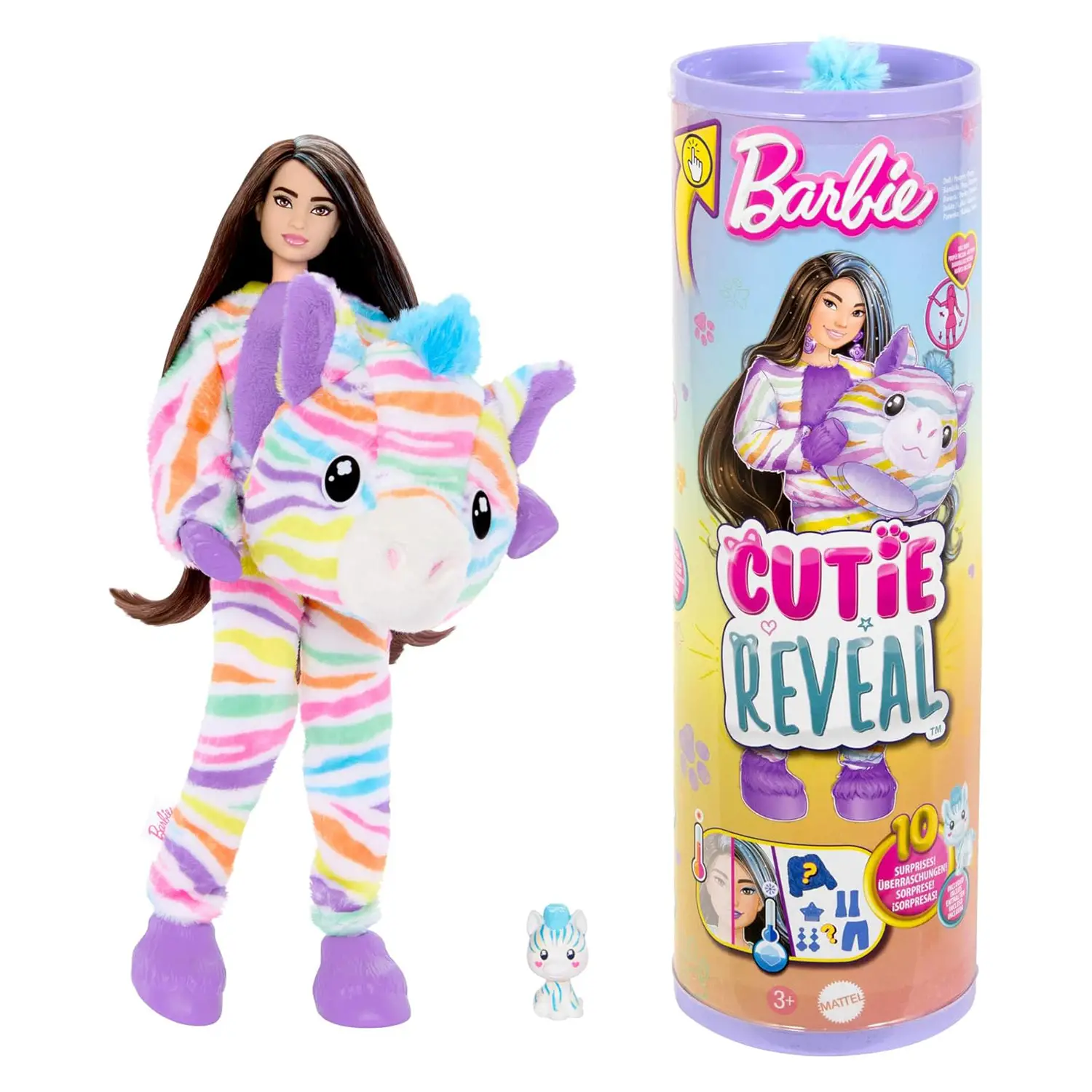 Barbie - Cutie Reveal Serie Color Dream Costume Zebra- Ora a un Prezzo Super Scontato! - collezionabili bambina