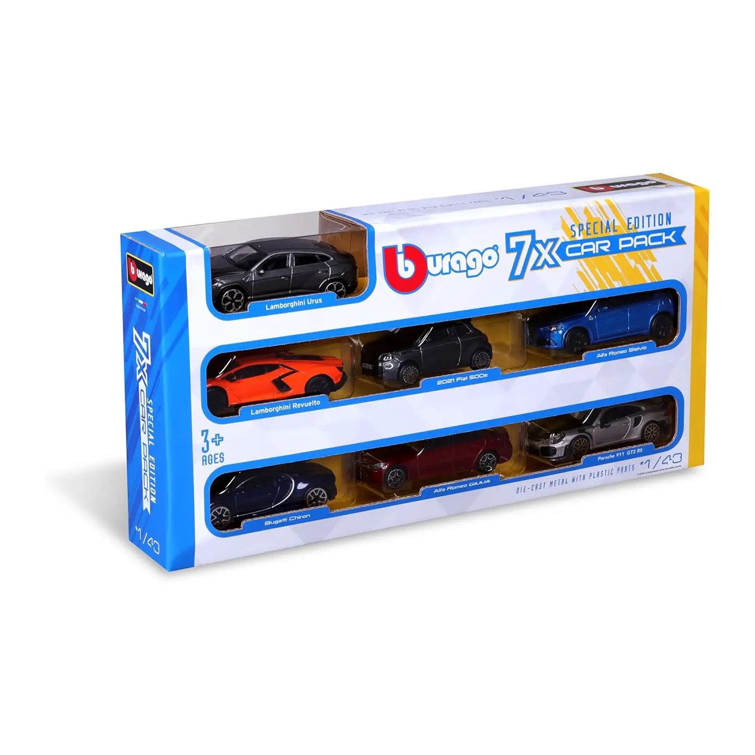 Auto 1:43 Street Fire 7 Pack Edition - diecast