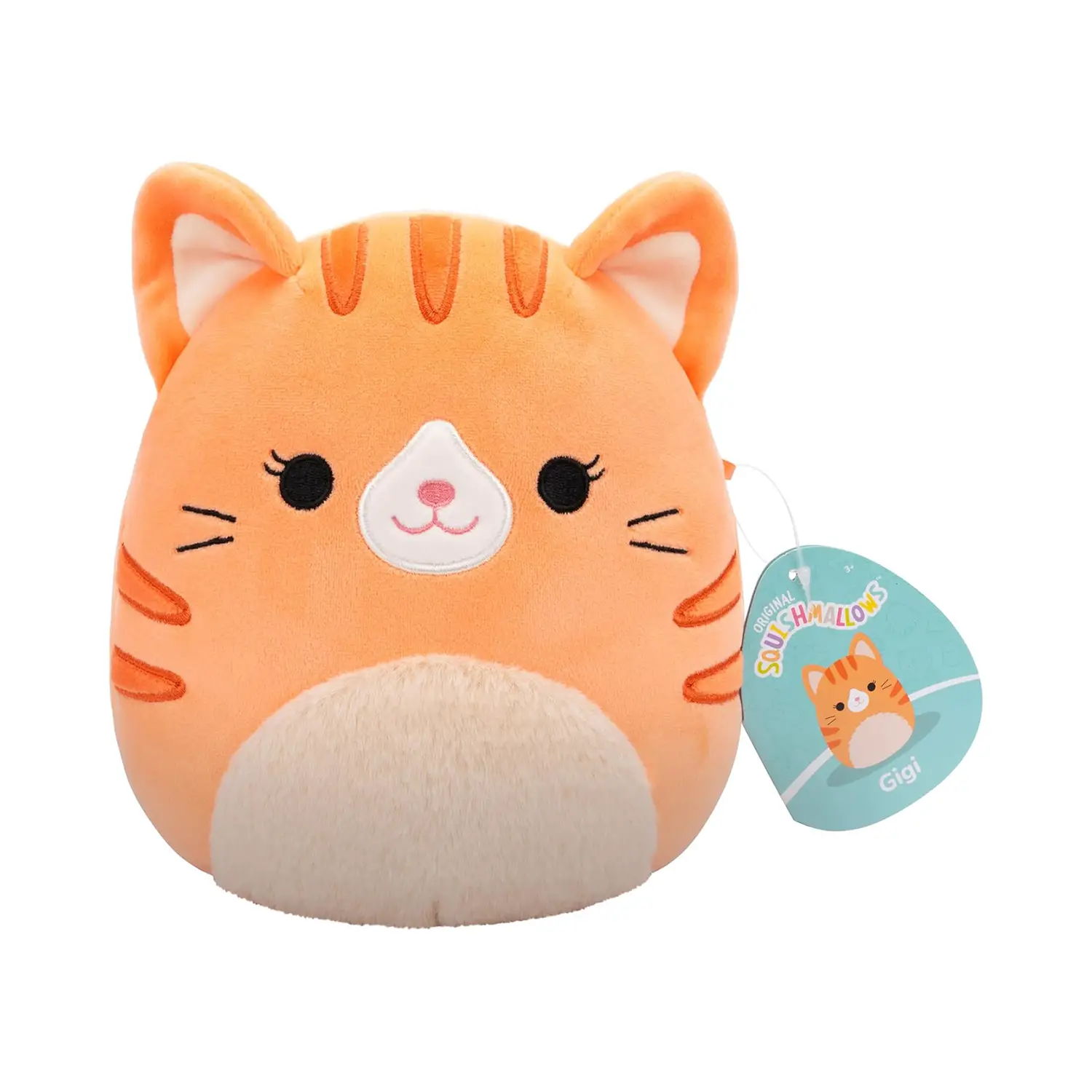 Squishmallows Personaggio 20 Cm: Gigi il Gatto Soriano - peluches 0/36 mesi